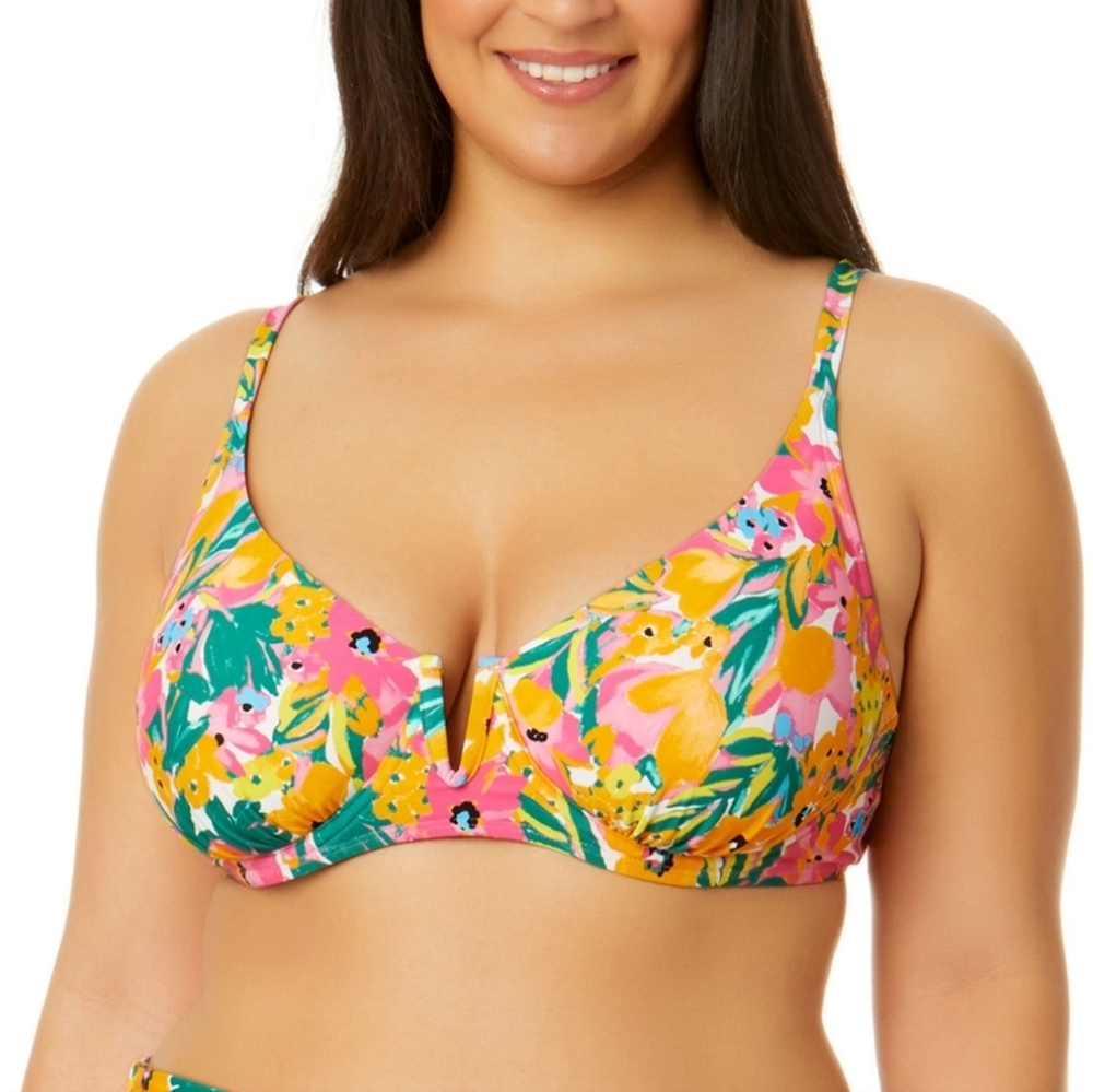Anne Cole Ladies Swim V-Wire Bikini Top *** TOP ONLY ***